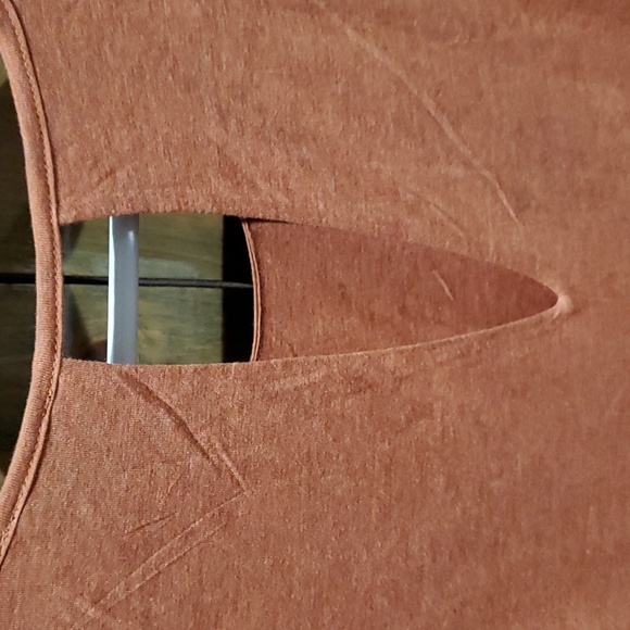 TANK TOP NEW H BY BORDEAUX RUST ORANGE  SIZE MEDIUM NWT BOHO CHIC CITY GIRL - Picture 6 of 7